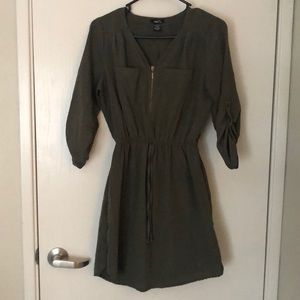 Olive Green Dress